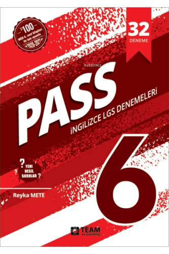 PASS 6 - 32 adet yeni nesil LGS deneme sınavı | Reyka Mete | Team Elt 