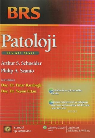 Patoloji; BRS | Philip A. Szanto | İstanbul Tıp Kitabevi