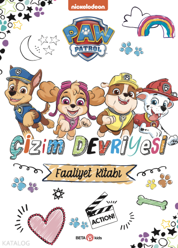 Paw Patrol Çizim Devriyesi Boyama Kitabı;Çizim Devriyesi | Kolektif | 