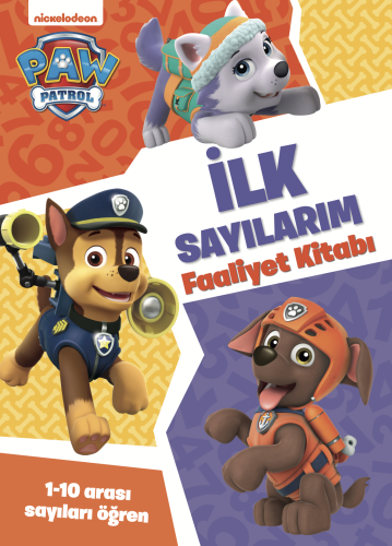 Paw Patrol İlk Sayılarım Faaliyet Kitabı | Caroline Asquith | Beta Kid