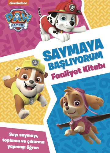 Paw Patrol Saymaya Başlıyorum Faaliyet Aktivite Kitabı | Kolektif | Be