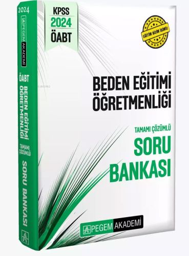 Pegem 2024 KPSS ÖABT Beden Eğitimi Tamamı Çözümlü Soru Bankası | Kolek