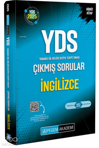 Pegem Akademi 2025 YDS İngilizce Çıkmış Sorular | Kolektif | Pegem Aka