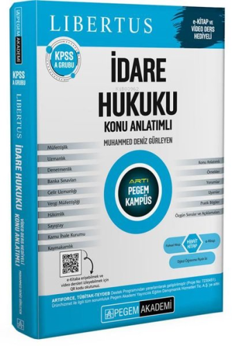 Pegem Akademi KPSS A Grubu İdare Hukuku Konu Anlatımlı | Muhammet Deni