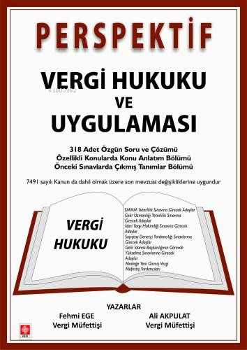 Perspektif Vergi Hukuku ve Uygulaması - Özgün Soru ve Çözümü-Konu Anla