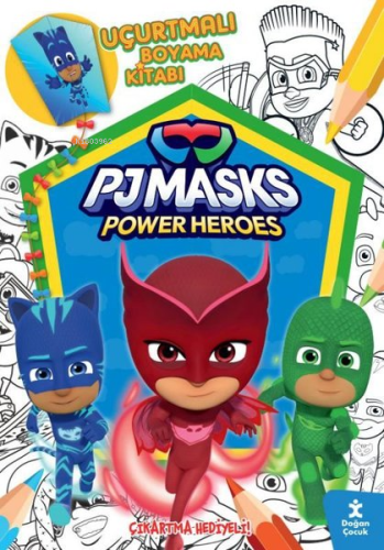 Pjmasks Power Heroes - Uçurtmalı Boyama Kitabı - Çıkartma Hediyeli! | 