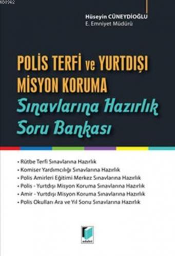 Polis Terfi ve Yurtdışı Misyon Koruma - Soru Bankası | Hüseyin Cüneydi