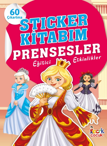 Prensesler - Sticker Kitabım | Tuba Öztürk | Bcrk Çocuk Yayınları