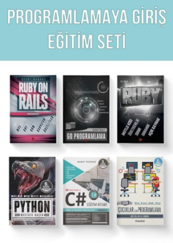 Programlamaya Giriş Eğitim Seti (6 Kitap Takım) | Murat Özalp | Dikeye