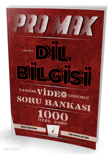 Promax Dil Bilgisi Tamamı Video Çözümlü Soru Bankası | Rüştü Bayındır 