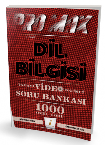 Promax Dil Bilgisi Tamamı Video Çözümlü Soru Bankası | Rüştü Bayındır 