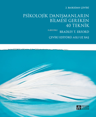 Psikolojik Danışmanların Bilmesi Gereken 40 Teknik | Bradley T. Erford