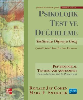 Psikolojik Test ve Değerleme | Ronald Jay Cohen | Nobel Akademik Yayın