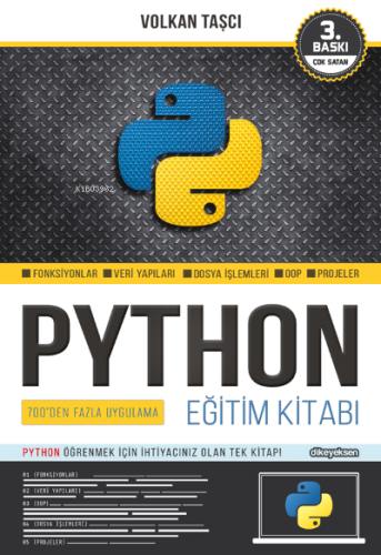 Python Eğitim Kitabı | Volkan Taşcı | Dikeyeksen Yayınevi