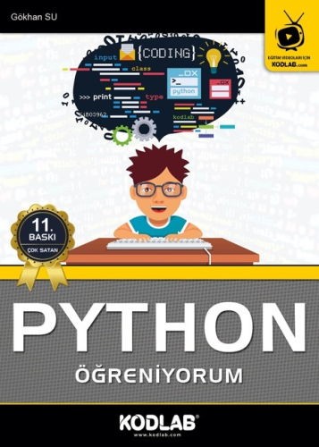 Python Öğreniyorum; Oku, İzle, Dinle, Öğren! | Gökhan Su | Kodlab Yayı