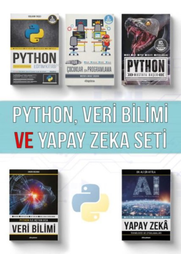 Python Veri Bilimi ve Yapay Zeka Seti - 5 Kitap Takım | Ali Şir Attila