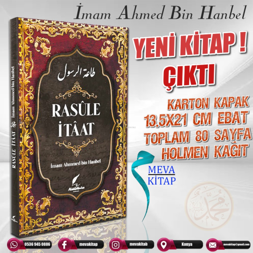 Rasûle İtâat | İmam Ahmed B. Hanbel | Meva Kitap