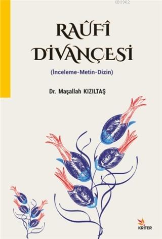 Raufi Divançesi | Maşallah Kızıltaş | Kriter Yayınları