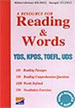 Reading & Words; YDS, KPDS, TOEFL, UDS | Abdurrahman Kilimci | Siyasal