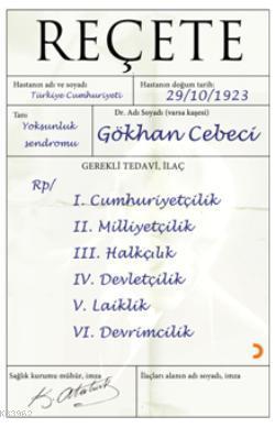 Reçete | Gökhan Cebeci | Cinius Yayınları