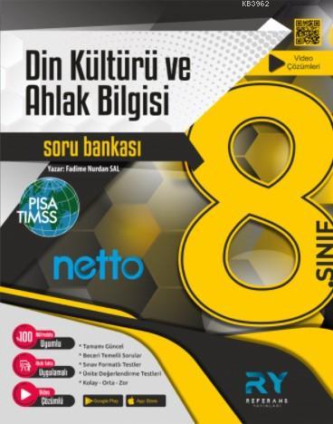 Referans Netto LGS 8.Sınıf Din Kültürü ve Ahlak Bilgisi Soru Bankası V