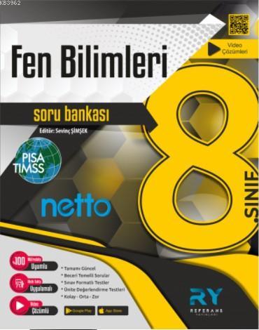 Referans Netto LGS 8.Sınıf Fen Bilimleri Soru Bankası Video Çözümlü 20