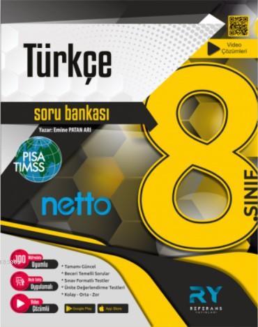 Referans Netto LGS 8.Sınıf Türkçe Soru Bankası Video Çözümlü 2021 | Ko