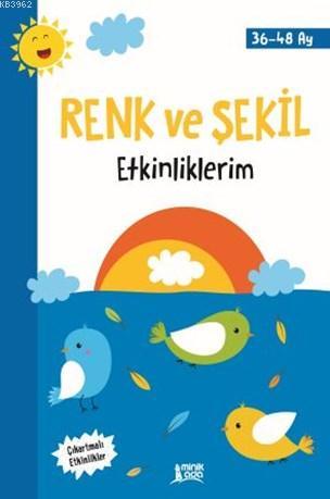 Renk Ve Şekil Etkinliklerim 3+ | Elif Konar | Minik Ada