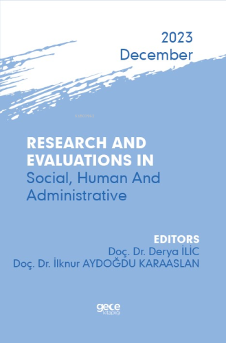 Research And Evaluations In Social, Human And Administrative - 2023 De