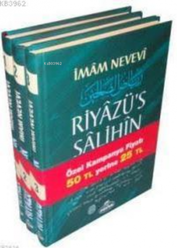 Riyazü's Salihin (Tek Cilt Küçük Boy-Şamua-Ciltli) | İmam Nevevi | Rav