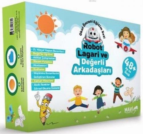 Robot Lagari ve Değerli Arkadaşları - Okul Öncesi Eğitim Seti 48 Ay ve