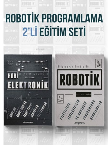 Robotik Programlama Eğitim Seti - 2 Kitap Takım | Devrim Çamoğlu | Dik