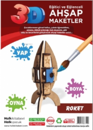 Roket Ahşap Maket | | Halk Kitabevi