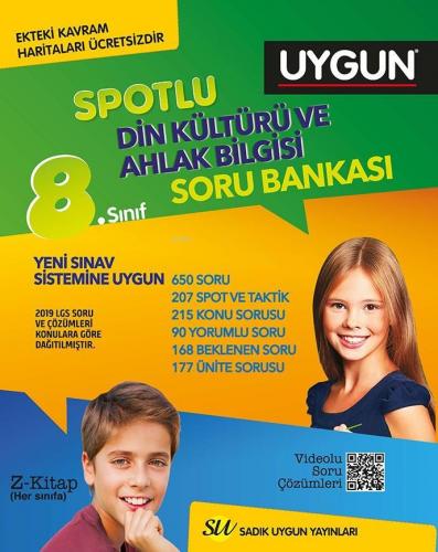 Sadık Uygun Yayınları 8. Sınıf LGS Din Kültürü ve Ahlak Bilgisi Soru B