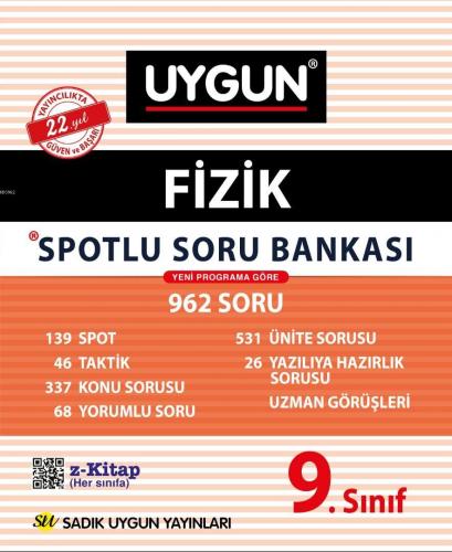 Sadık Uygun Yayınları 9. Sınıf Fizik Spotlu Soru Bankası Sadık Uygun |