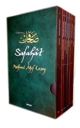 Safahat ( 7 Kitap - Kutulu );Osmanlıca, Latinize ve Günümüz Türkçesi |