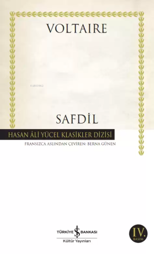 Safdil | Voltaire (François Marie Arouet Voltaire) | Türkiye İş Bankas