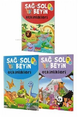 Sağ ve Sol Beyin Etkinlikleri Seti (4+Yaş) | Kolektif | Aktif Zeka Yay