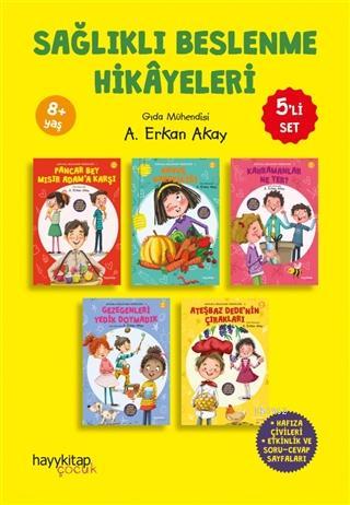 Sağlıklı Beslenme Hikayeleri (5 Kitap) | A. Erkan Akay | Hayy Kitap