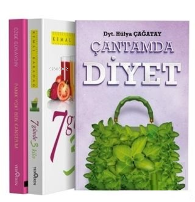 Sağlıklı Yaşam Seti (3 Kitap Takım) | Hülya Çağatay | Yediveren Yayınl