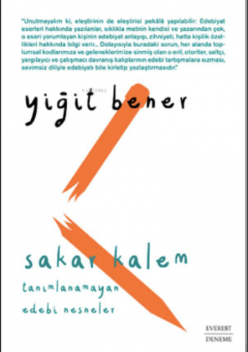 Sakar Kalem | Yiğit Bener | Everest Yayınları