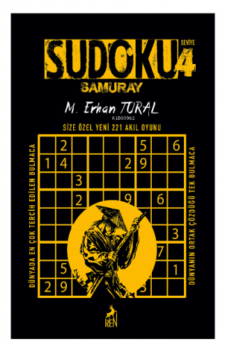 Samuray Sudoku 4 | Mustafa Erhan Tural | Ren Kitap