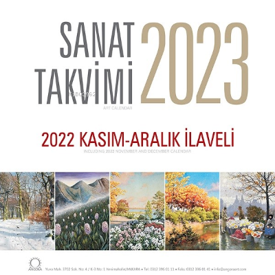 Sanat Takvimi 2023 Duvar Takvimi | Kolektif | Angora Yayıncılık