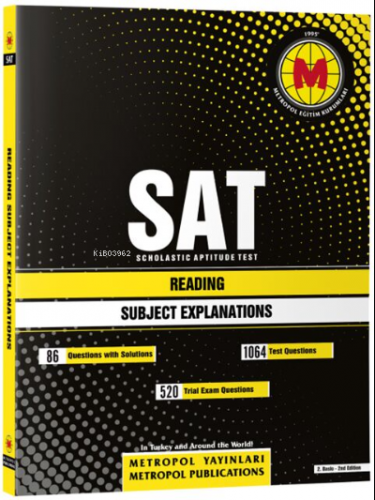 SAT Reading (Subject Explanations) | Kolektif | Metropol Yayınları