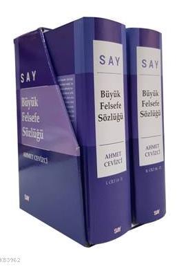 Say Büyük Felsefe Sözlüğü 1 -2 Cilt TK (Ciltli ) Kutu Muhafazalı | Ahm