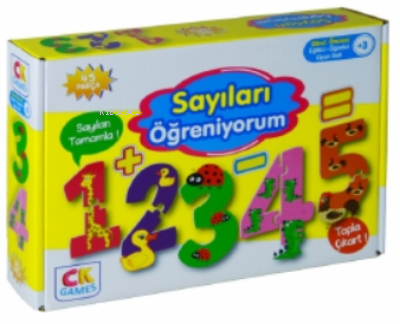 Sayıları Öğreniyorum Okul Öcesi Oyun Seti 3+yaş;Sayıları Öğreniyorum O