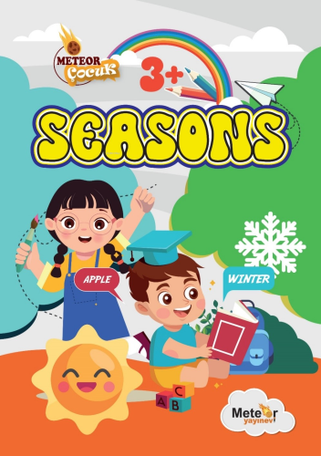 Seasons (Mevsimler) ;Türkçe – İngilizce Boyama Kitabı | Umut Öz | Mete