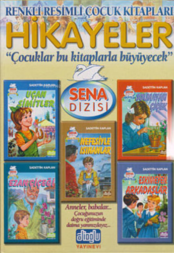 Sena Dizisi Hikayeler ve Masallar (Renkli, Resimli, Ciltli, 10 Kitap S