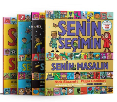 Senin Seçimin Seti - 4 Kitap Takım | Nick Sharratt | Domingo Yayınevi