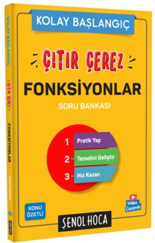 Şenol Hoca Çıtır Çerez Fonksiyonlar Soru Bankası | Kolektif | Şenol Ho